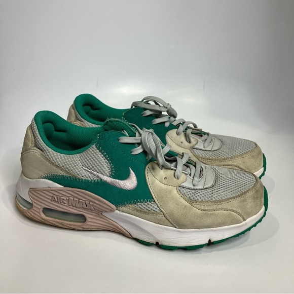 Nike Women's Sneakers - Green and Gray - Picture 4 of 10